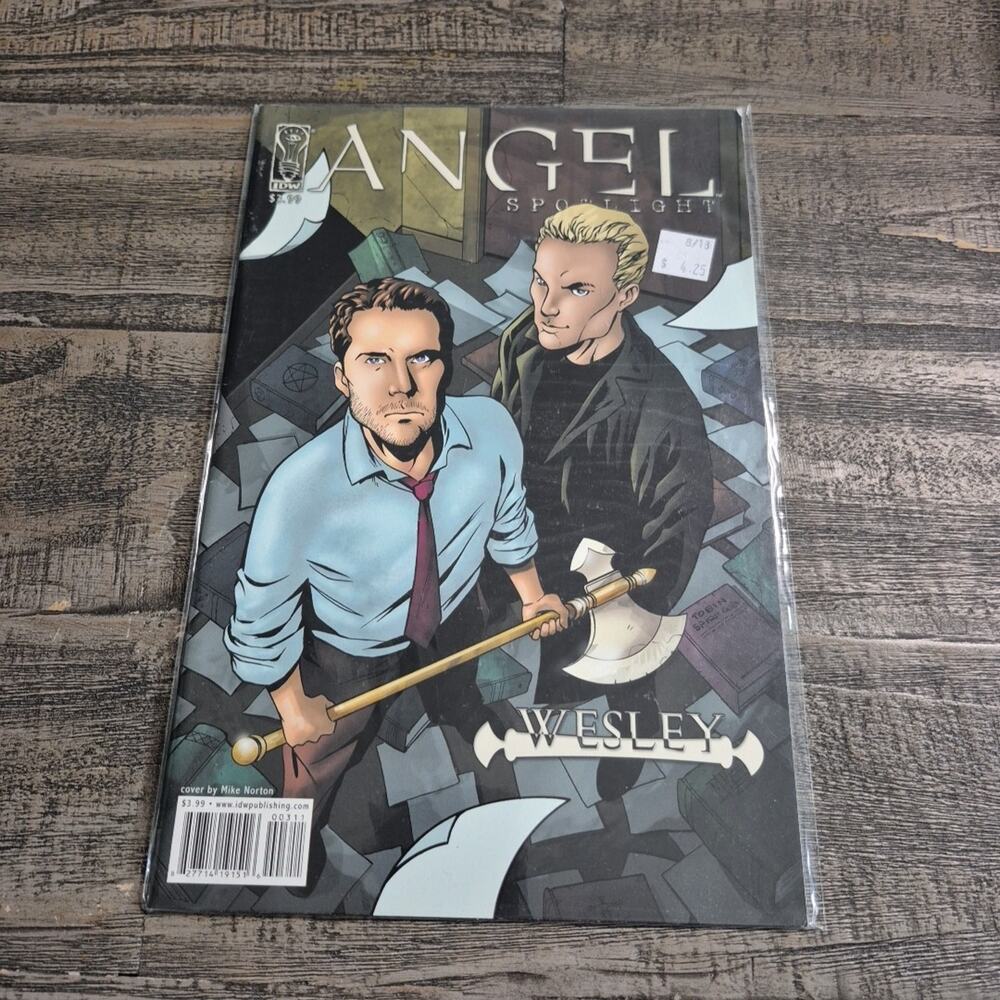 Angel Spotlight Wesley #1 Comic Book Mike Norton Cover B IDW June 2006 Tipton